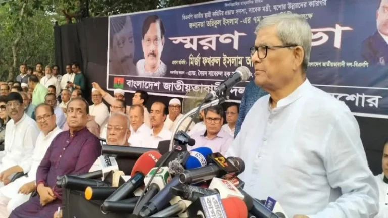 নির্বাচন বানচাল ও গোলযোগ সৃষ্টির পাঁয়তারা করছে কয়েকটি রাজনৈতিক দল: মির্জা ফখরুল