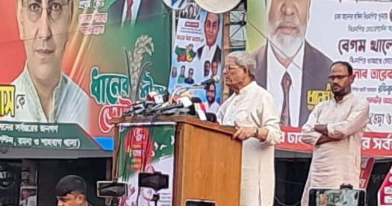 “নির্বাচন ও গণভোট একই দিনে, না হলে জনগণ মানবে না”:  মির্জা ফখরুল