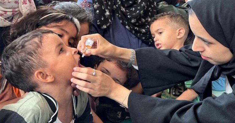 যুদ্ধবিরতির সুযোগে গাজায় ৪০ হাজার শিশুকে টিকা দেবে ডব্লিউএইচও