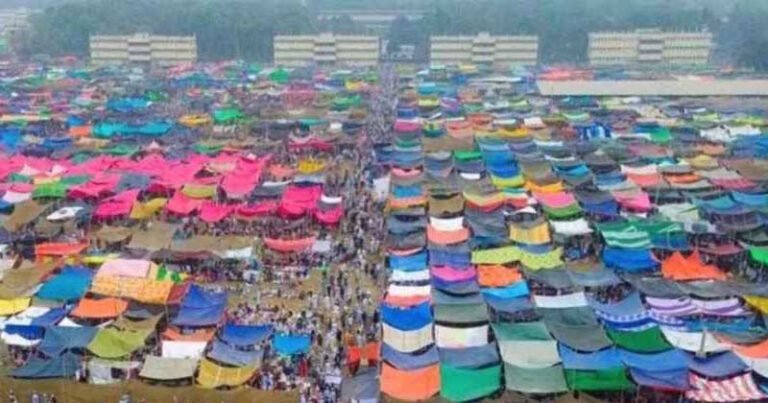 টঙ্গীতে ৫ দিনের জোড় ইজতেমা শুরু, আখেরি মোনাজাত মঙ্গলবার