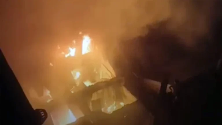 নারায়ণগঞ্জে মার্কেটে ভয়াবহ আগুন: ৩০টি দোকান পুড়ে ছাই