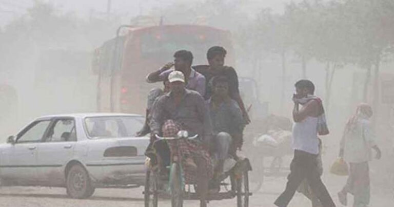 বিশ্বের দূষিত শহরের তালিকায় শীর্ষে ঢাকা, একিউআই স্কোর ২৫৯