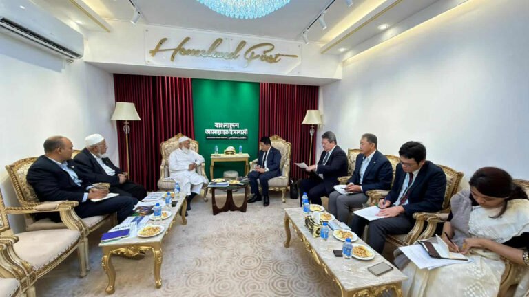জামায়াত আমিরের সঙ্গে জেট্রো প্রতিনিধিদলের সৌজন্য সাক্ষাৎ