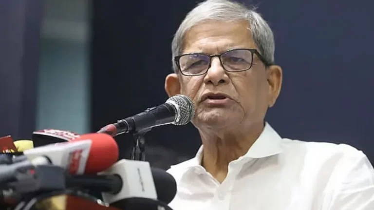 রাজনৈতিক সহিংসতা বন্ধে দৃঢ় ব্যবস্থা নেওয়ার আহ্বান মির্জা ফখরুলের