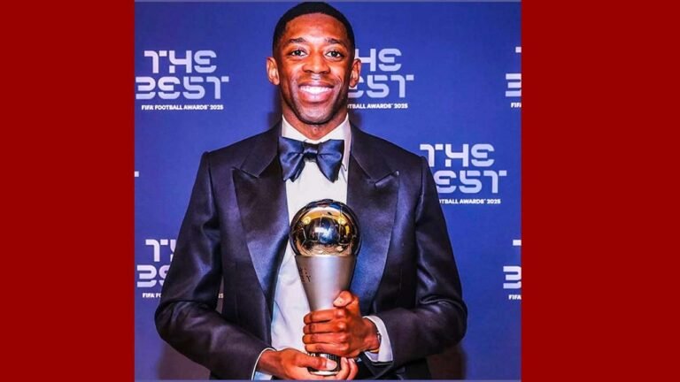 ফিফা দ্য বেস্টে পিএসজির দাপট, বর্ষসেরা দেম্বেলে