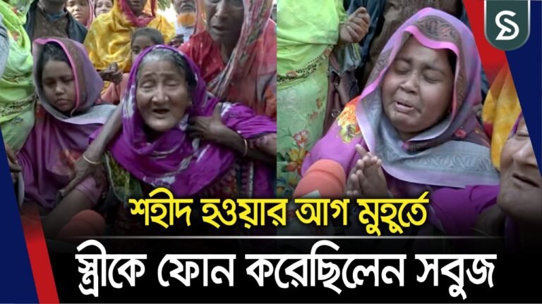 সুদানের হামলায় শহীদ সবুজ মিয়া, শোকাহত পুরো গ্রাম