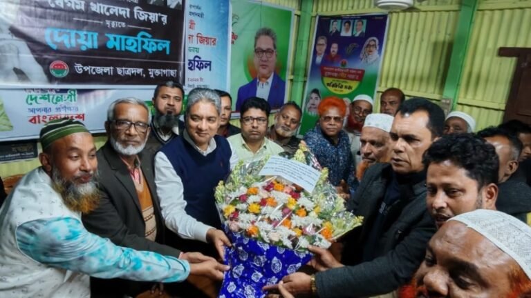 মুক্তাগাছায় জাতীয় পার্টির দুই শতাধিক নেতাকর্মীর বিএনপিতে যোগদান