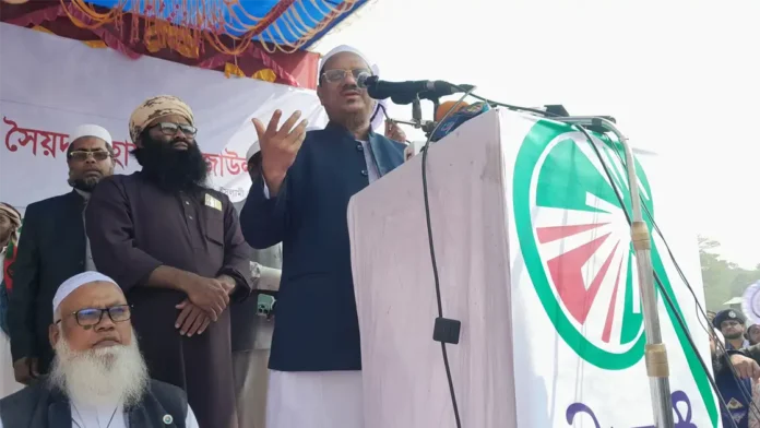 ‘জামায়াত আমেরিকার সঙ্গে গোপন বৈঠক করে ইনসাফ বাস্তবায়ন করতে চায়’: চরমোনাই পীর