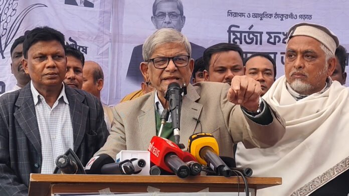 জামায়াত দেশকে আফগানিস্তানে পরিণত করতে চায়: মির্জা ফখরুল