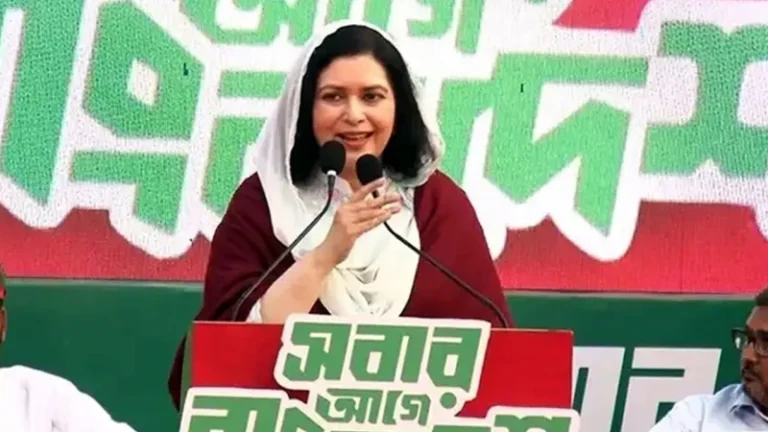 জনতার আগে নেতা নয়, সবার আগে বাংলাদেশ—ডা. জুবাইদা রহমান