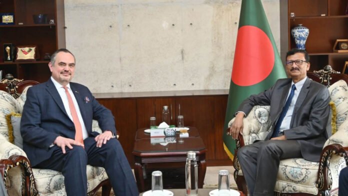 পররাষ্ট্র উপদেষ্টার সঙ্গে ঢাকায় নিযুক্ত মার্কিন রাষ্ট্রদূতের বৈঠক