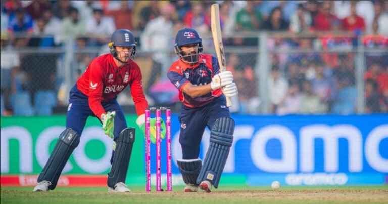 অল্পের জন্য ইতিহাস হলো না নেপালের, ইংল্যান্ডের কাছে ৪ রানে হার