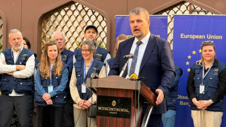 ‘বাংলাদেশের ইতিহাসে নতুন অধ্যায় হতে পারে এই নির্বাচন’: ইইউ মিশন প্রধান