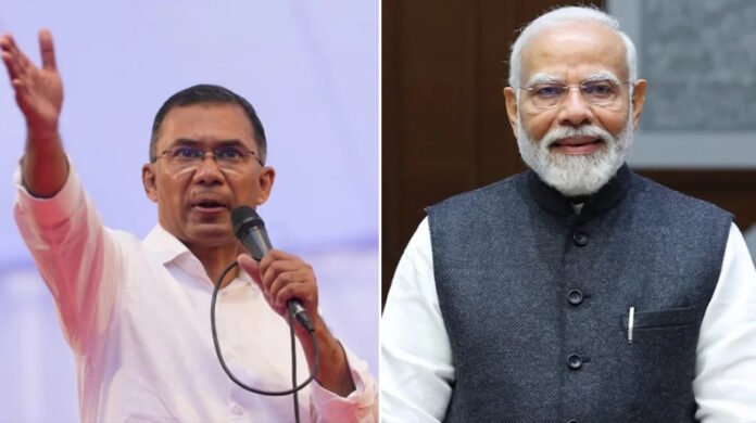 তারেক রহমানকে ভারতের প্রধানমন্ত্রী নরেন্দ্র মোদির অভিনন্দন