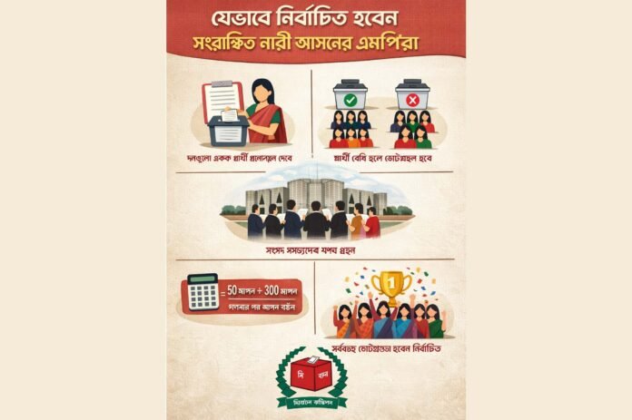 যেভাবে নির্বাচিত হবেন সংরক্ষিত নারী আসনের এমপিরা