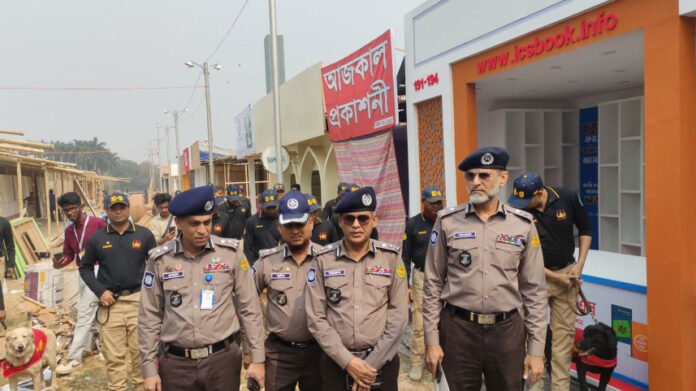একুশে বইমেলায় কঠোর ও বহুমাত্রিক নিরাপত্তা ব্যবস্থা নেওয়া হয়েছে: ডিএমপি