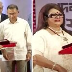 প্রধানমন্ত্রীর হাত থেকে একুশে পদক গ্রহণ করলেন ববিতা