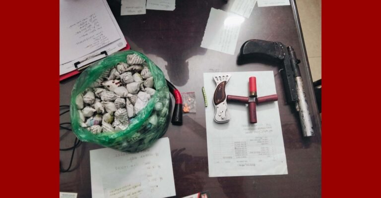 শ্রীনগরে অস্ত্র ব্যবসায়ীর বাড়িতে যৌথ বাহিনীর অভিযান, অস্ত্র-গুলিসহ মাদক উদ্ধার