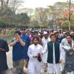 নরসিংদীর ঘটনার বিচার দাবিতে ইসলামী বিশ্ববিদ্যালয়ে শিক্ষার্থীদের বিক্ষোভ