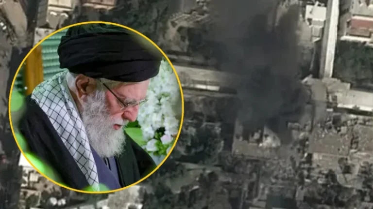হামলায় বিধ্বস্ত আয়াতুল্লাহ আলি খামেনির প্রাসাদ