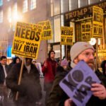 যুক্তরাষ্ট্রজুড়ে ইরান ইস্যুতে বিক্ষোভ, যুদ্ধ বন্ধের দাবি