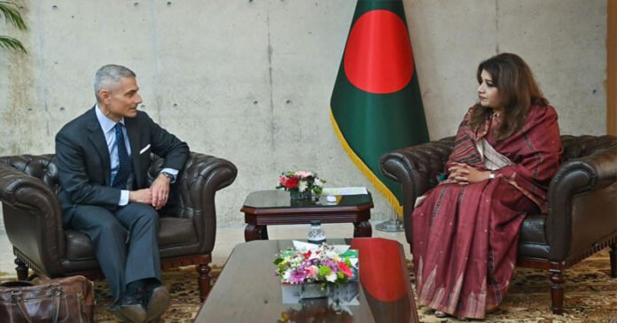 পররাষ্ট্র প্রতিমন্ত্রীর সঙ্গে মার্কিন সহকারী পররাষ্ট্রমন্ত্রী পল কাপুরের বৈঠক