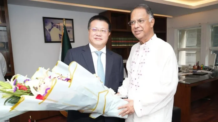 চীনা রাষ্ট্রদূতের সঙ্গে বিদ্যুৎমন্ত্রীর বৈঠক