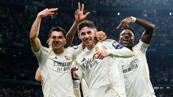 ভালভার্দের হ্যাটট্রিকে সিটিকে উড়িয়ে দিল রিয়াল মাদ্রিদ