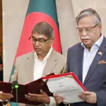 মন্ত্রী হিসেবে শপথ নিলেন আহমেদ আযম খান