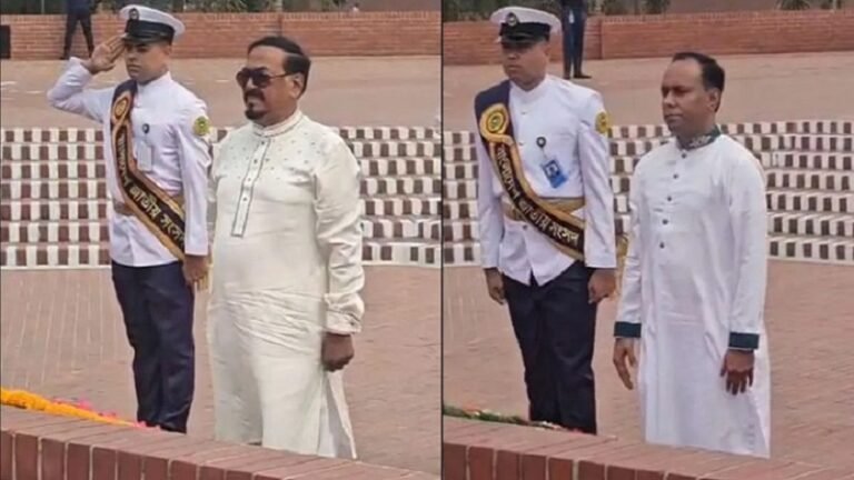 জাতীয় স্মৃতিসৌধে বীর শহিদদের প্রতি স্পিকার ও ডেপুটি স্পিকারের শ্রদ্ধা