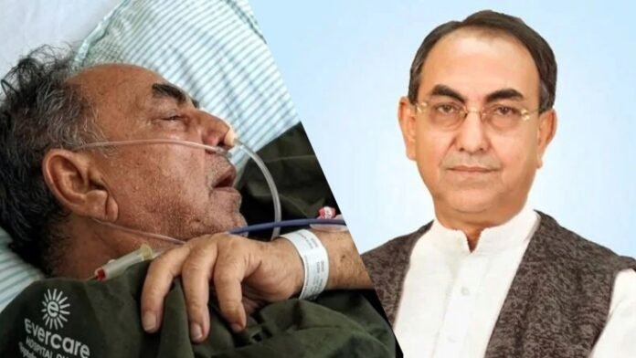 সিঙ্গাপুরে উন্নত চিকিৎসার জন্য ঢাকা ছাড়লেন মির্জা আব্বাস