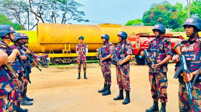 মৌলভীবাজারে তেল ডিপোতে বিজিবি মোতায়েন, নিরাপত্তা জোরদার