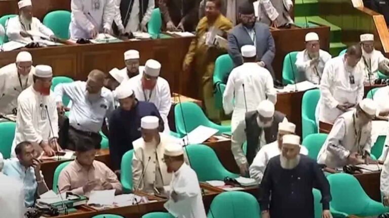 জুলাই সনদ ও গণভোট ইস্যুতে সংসদ থেকে বিরোধী দলের ওয়াকআউট