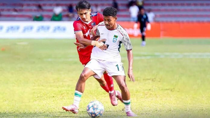 সাফ অনূর্ধ্ব-২০: নেপালকে হারিয়ে ফাইনালে বাংলাদেশ
