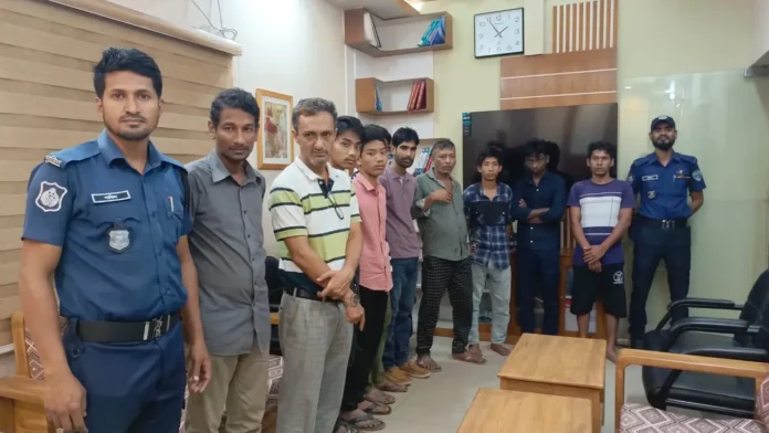 রাঙ্গামাটিতে মাদকবিরোধী অভিযানে গ্রেপ্তার ১০