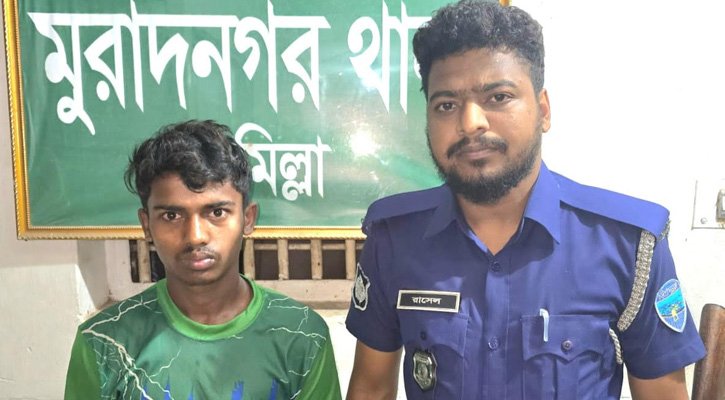 মুরাদনগরে ৮ বছরের শিশুকে ধর্ষণ ও মামার রগ কাটার অভিযোগ: যুবক গ্রেপ্তার