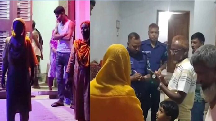 নওগাঁয় চাঁদা না পেয়ে শিক্ষকের বাড়িতে ককটেল হামলা