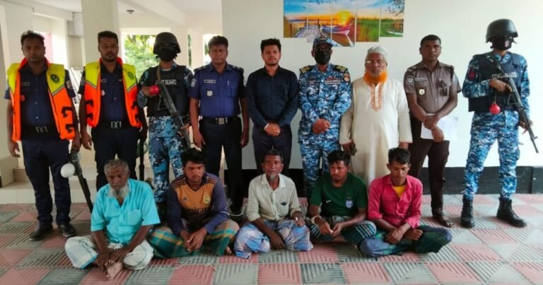 চাঁদপুরে জাটকা ধরার অপরাধে ৫ জেলের কারাদণ্ড