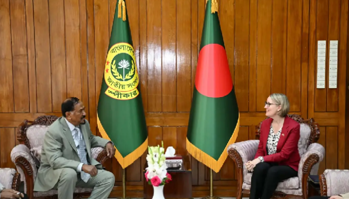 স্পিকারের সাথে ব্রিটিশ হাইকমিশনারের সাক্ষাৎ