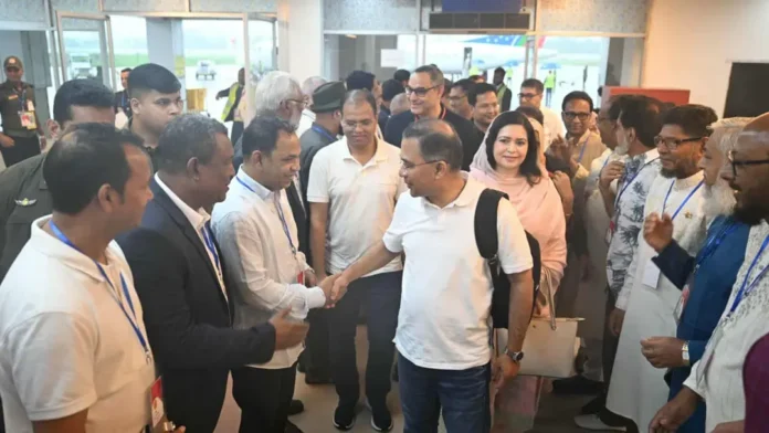 সিলেটে পৌঁছেছেন প্রধানমন্ত্রী তারেক রহমান