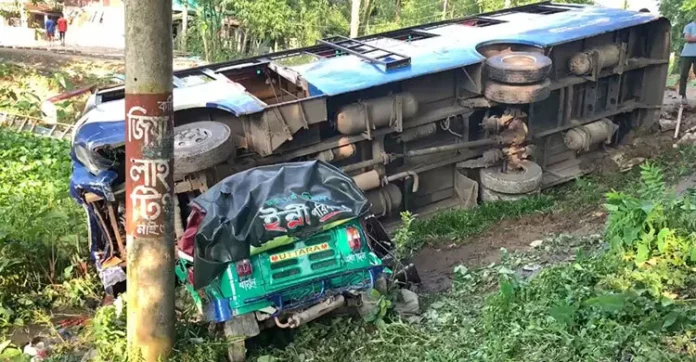 সুনামগঞ্জে বাস-সিএনজি সংঘর্ষে নিহত বেড়ে ৪