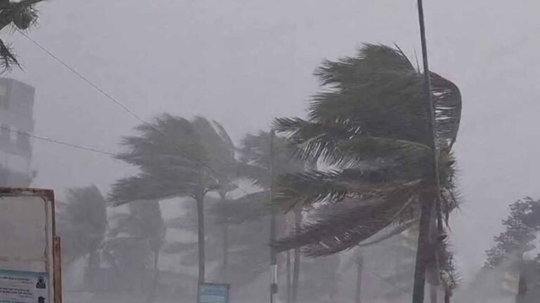 রাতের মধ্যে যেসব অঞ্চলে ৮০ কিলোমিটার বেগে ঝড়ের আভাস
