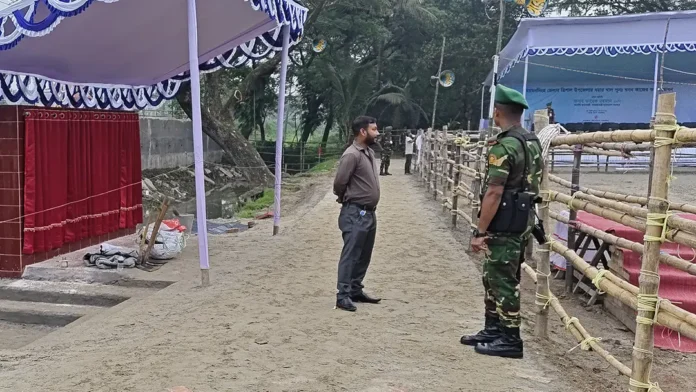 প্রধানমন্ত্রীর সফর ঘিরে নিরাপত্তার চাদরে ত্রিশাল