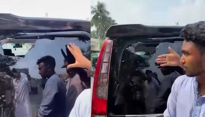 নাসীরুদ্দীন পাটওয়ারীর গাড়িতে হামলার অভিযোগ
