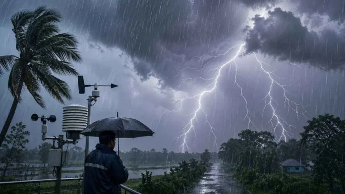 দেশের ১১ অঞ্চলে ৬০ কিলোমিটার বেগে ঝড়ের আশঙ্কা