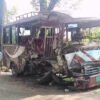 মাদারীপুরে দুই বাসের মুখোমুখি সংঘর্ষে আহত ২০