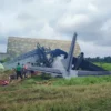 ভারতে অবতরণের আগমুহূর্তে বিমান বিধ্বস্ত