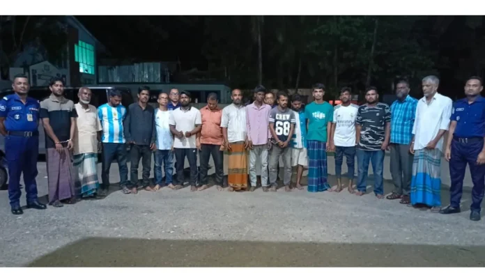 রাঙামাটিতে পুলিশের সাঁড়াশি অভিযান, যুবলীগ নেতাসহ গ্রেফতার ১৬