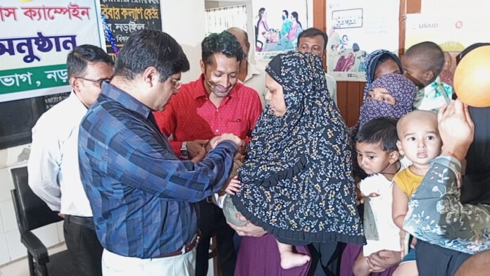 নড়াইলে ভিটামিন এ প্লাস ক্যাম্পেইনের উদ্বোধন