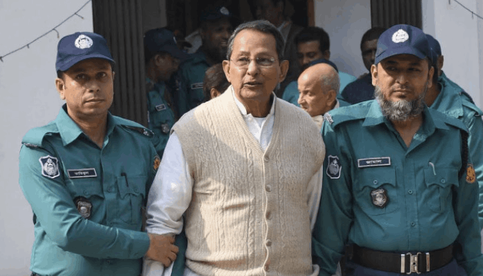 মানবতাবিরোধী অপরাধের মামলায় ইনুর ১০ বছরের কারাদণ্ড